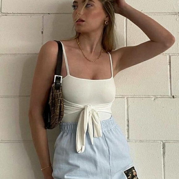 437 The Williams one piece bathing suit medium white - Picture 8 of 10